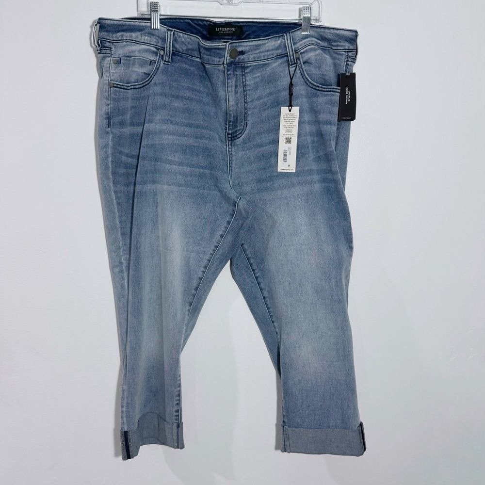 NWT Stitch Fix LIVERPOOL Charlie Crop Wide Cuff Berkeley 20W Casual Minimalist